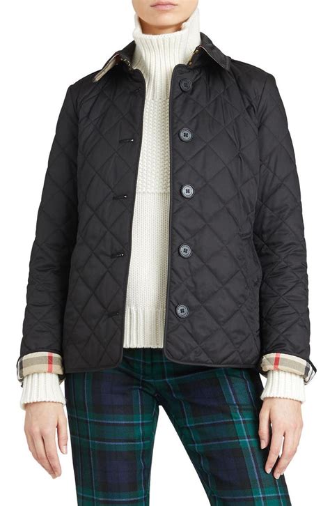 burberry mid length quilted jacket|Burberry quilted jackets on sale.